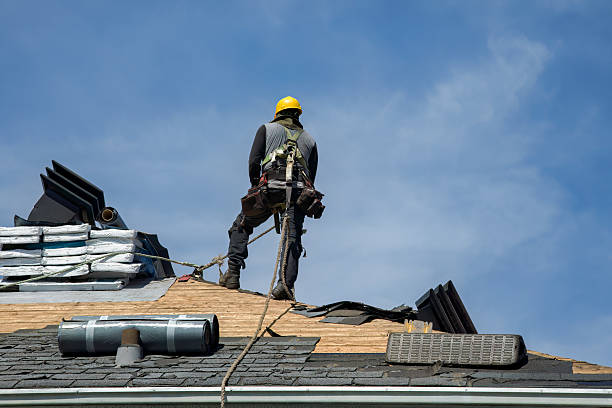 Professional Roof Installation technician working in Rollingbay, WA